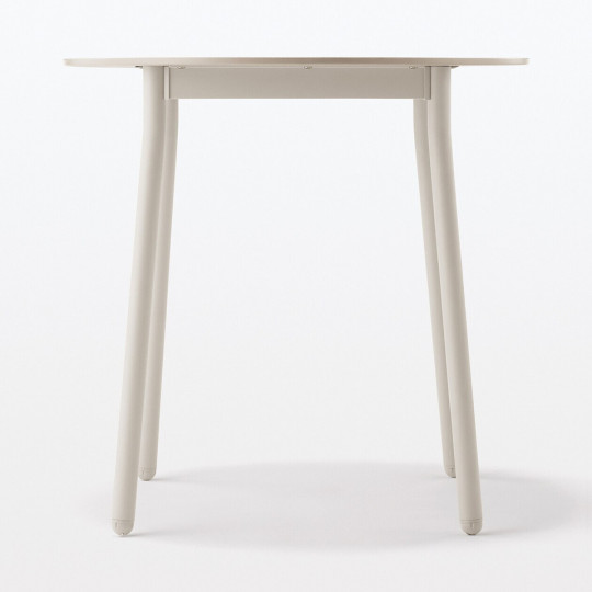 Stół aluminium jasny szary S 75x75x72cm