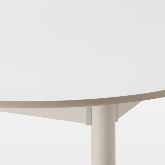 Stół aluminium jasny szary S 75x75x72cm