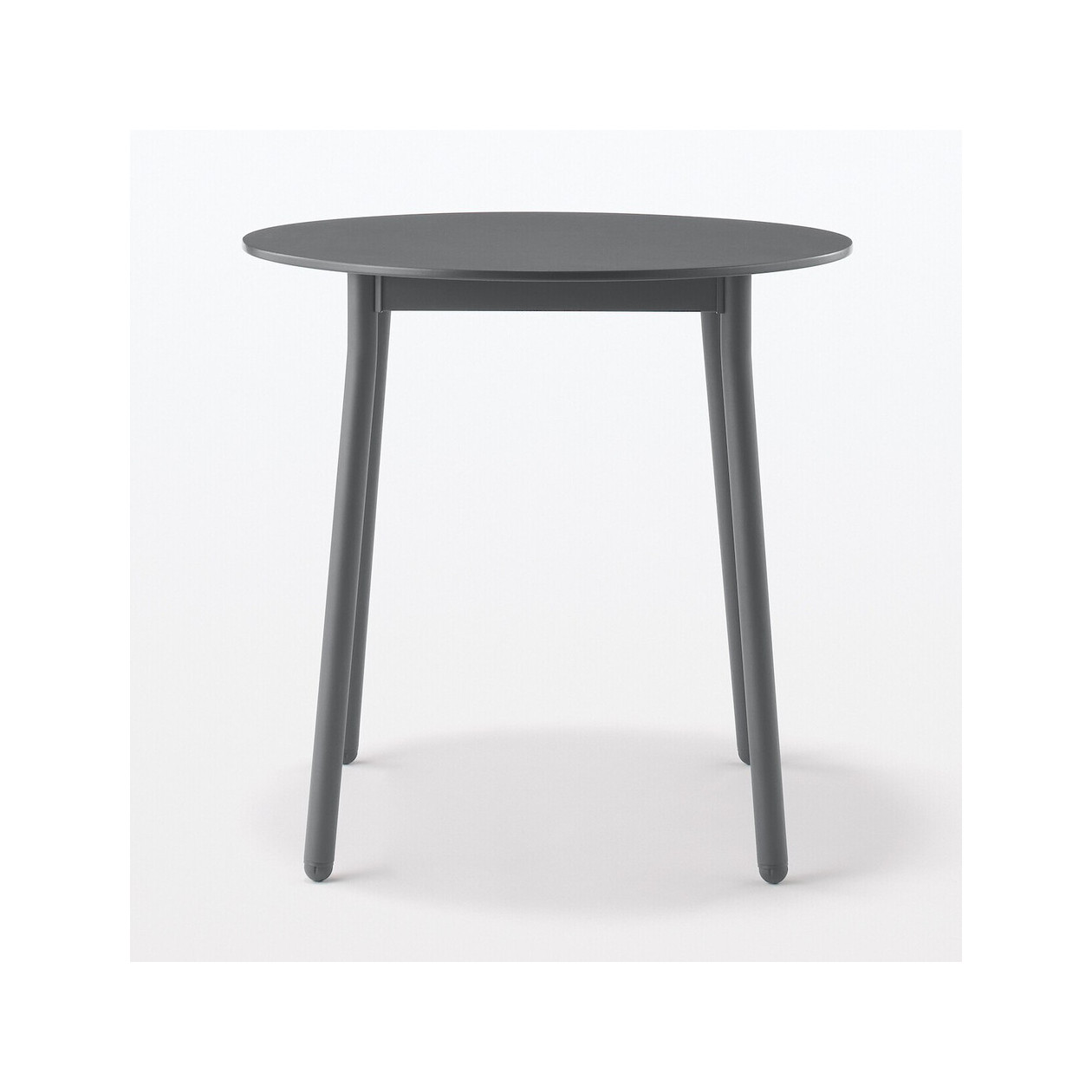 Stół aluminium ciemny szary S 75x75x72cm