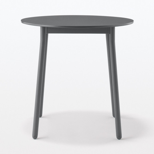 Stół aluminium ciemny szary S 75x75x72cm