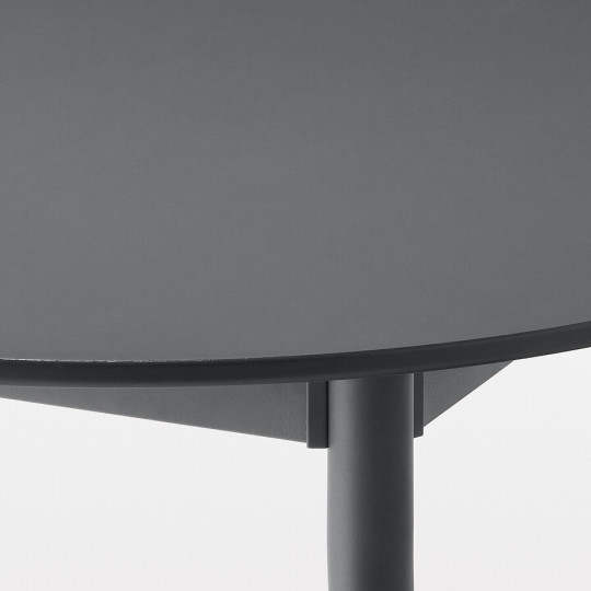 Stół aluminium ciemny szary S 75x75x72cm