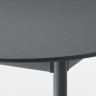 Stół aluminium ciemny szary S 75x75x72cm