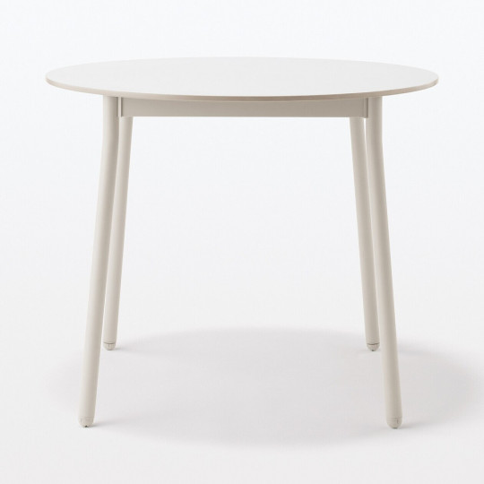 Stół aluminium jasny szary L 90x90x72cm