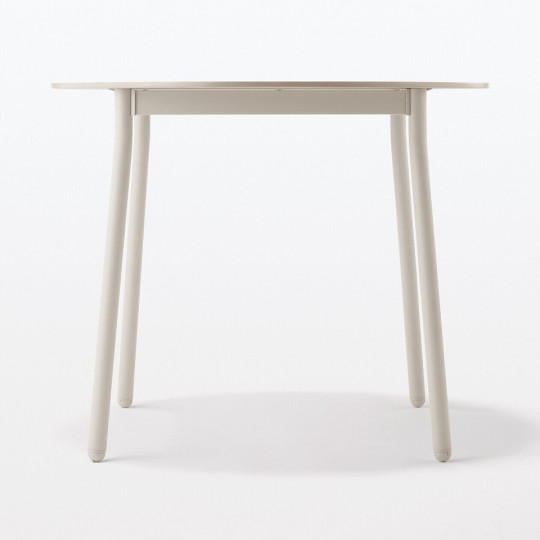 Stół aluminium jasny szary L 90x90x72cm