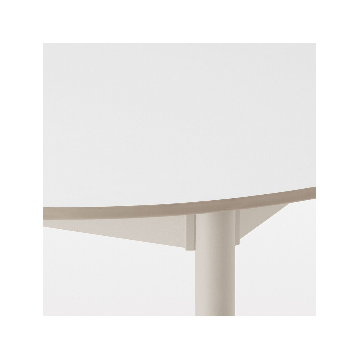 Stół aluminium jasny szary L 90x90x72cm