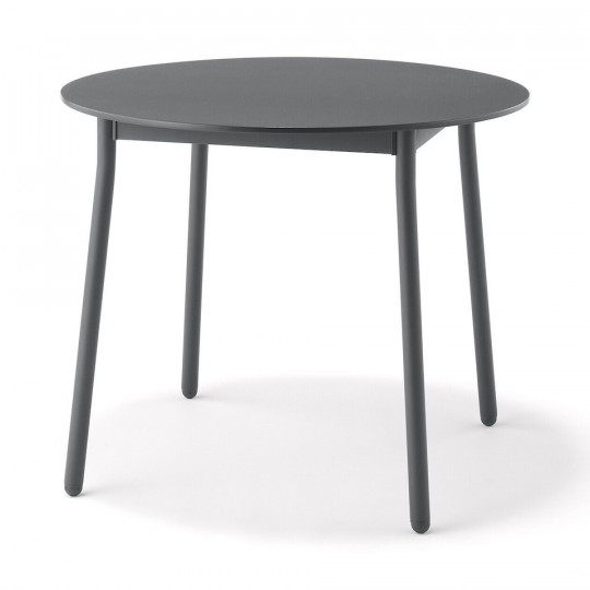 Stół aluminium ciemny szary L 90x90x72cm