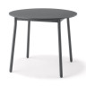 Stół aluminium ciemny szary L 90x90x72cm
