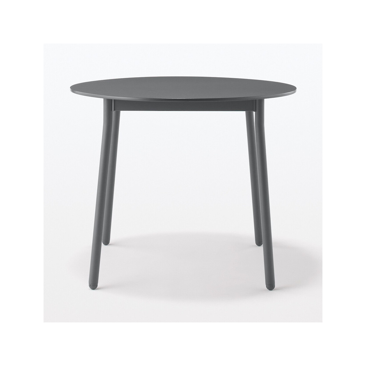 Stół aluminium ciemny szary L 90x90x72cm