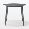 Stół aluminium ciemny szary L 90x90x72cm