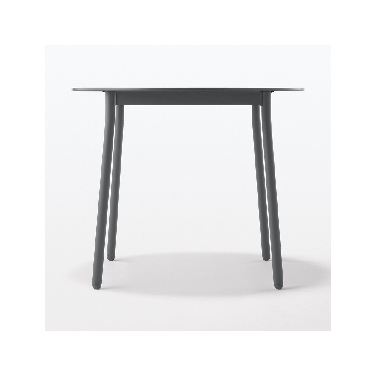 Stół aluminium ciemny szary L 90x90x72cm