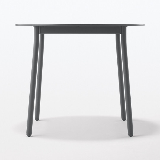 Stół aluminium ciemny szary L 90x90x72cm