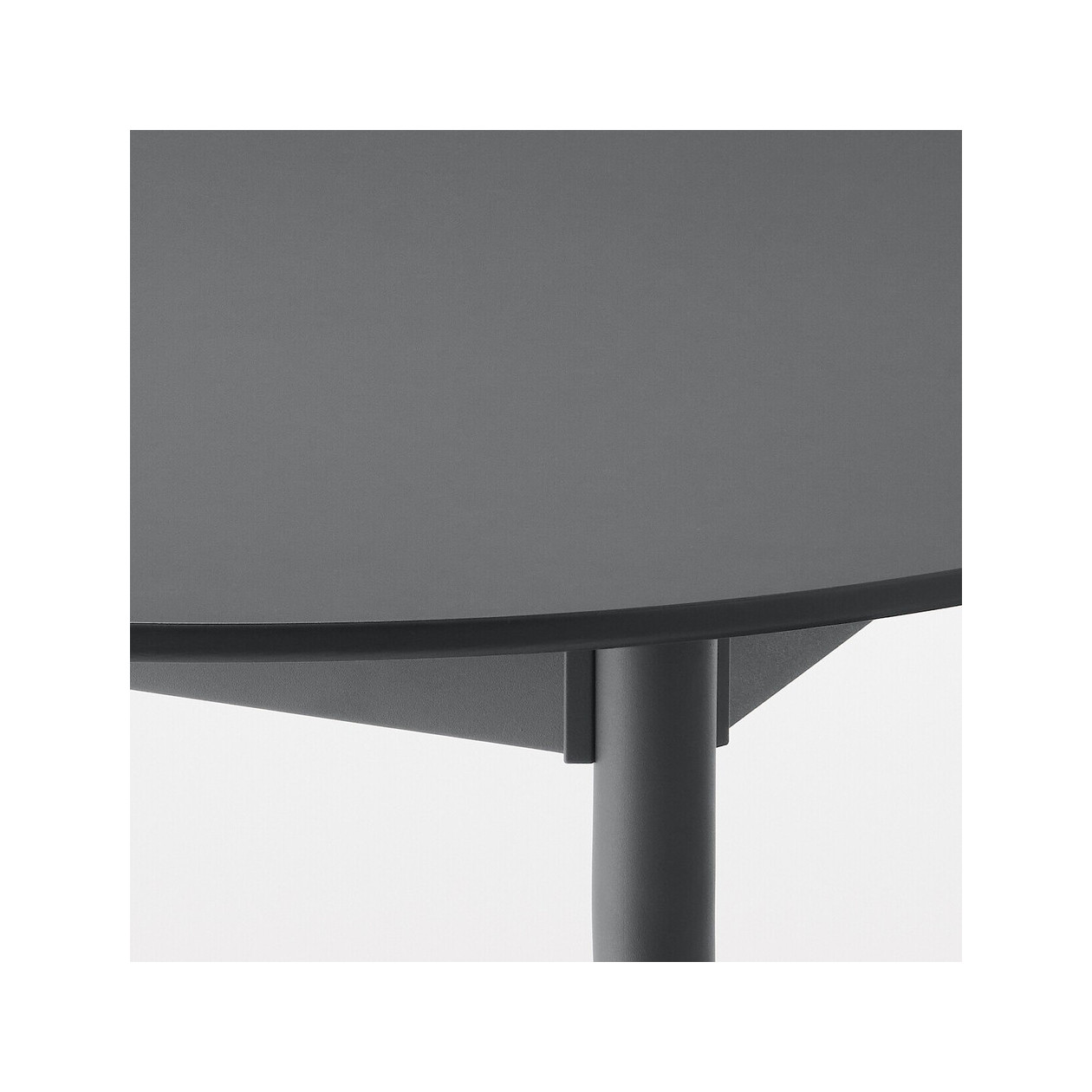 Stół aluminium ciemny szary L 90x90x72cm