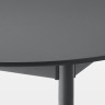 Stół aluminium ciemny szary L 90x90x72cm