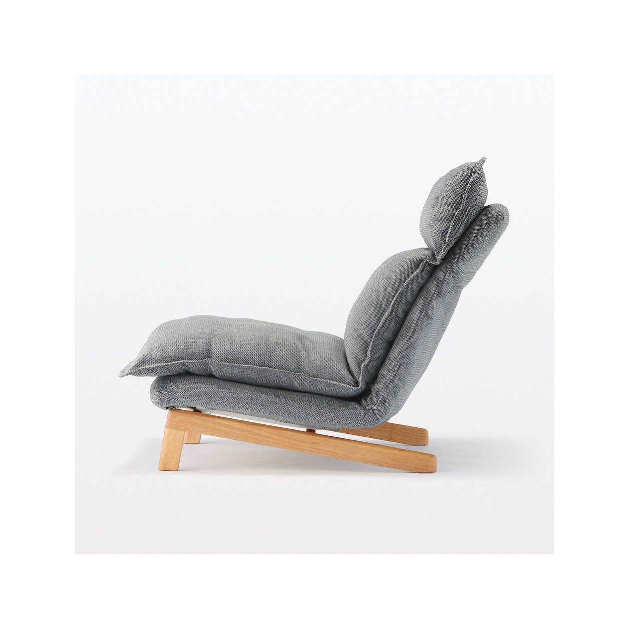 Fotel rozkładany szary