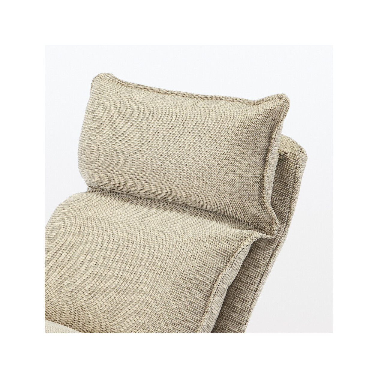 Fotel rozkładany beż