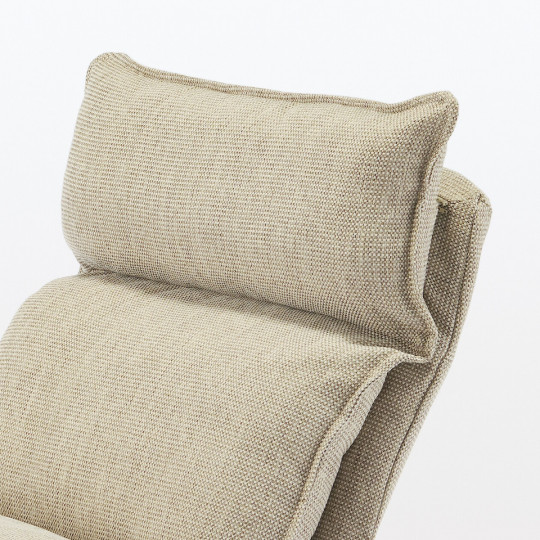 Fotel rozkładany beż