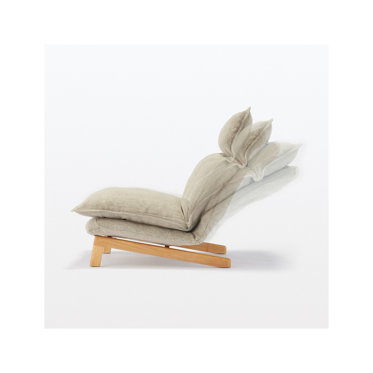 Fotel rozkładany beż