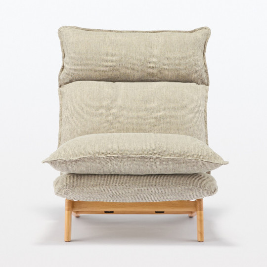 Fotel rozkładany beż