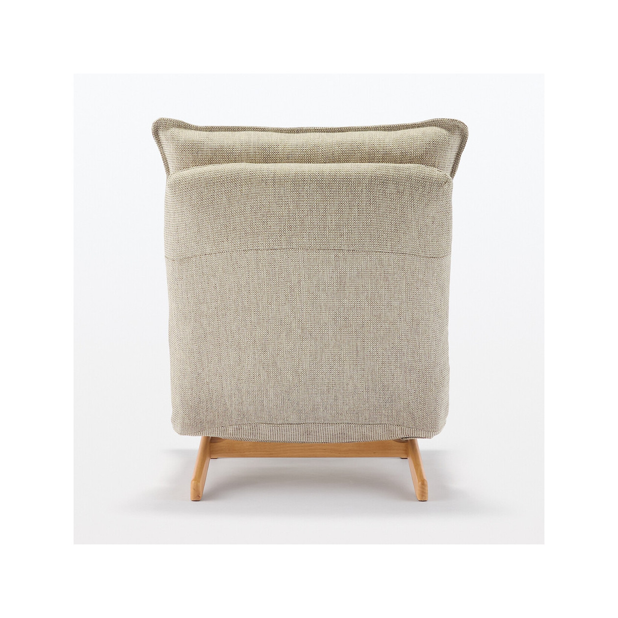 Fotel rozkładany beż