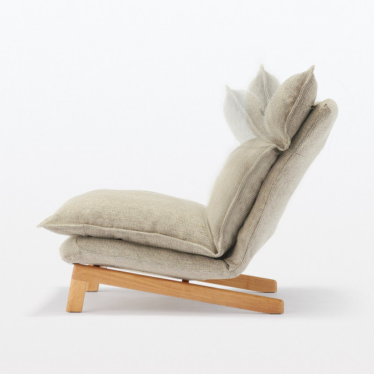 Fotel rozkładany beż