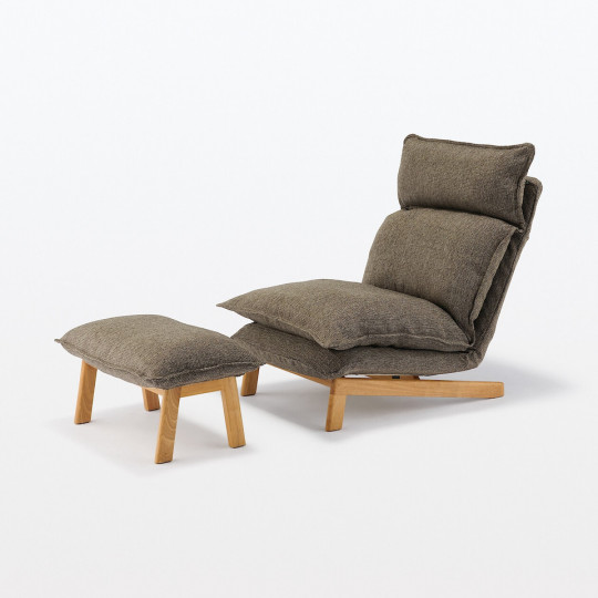 Fotel rozkładany brąz