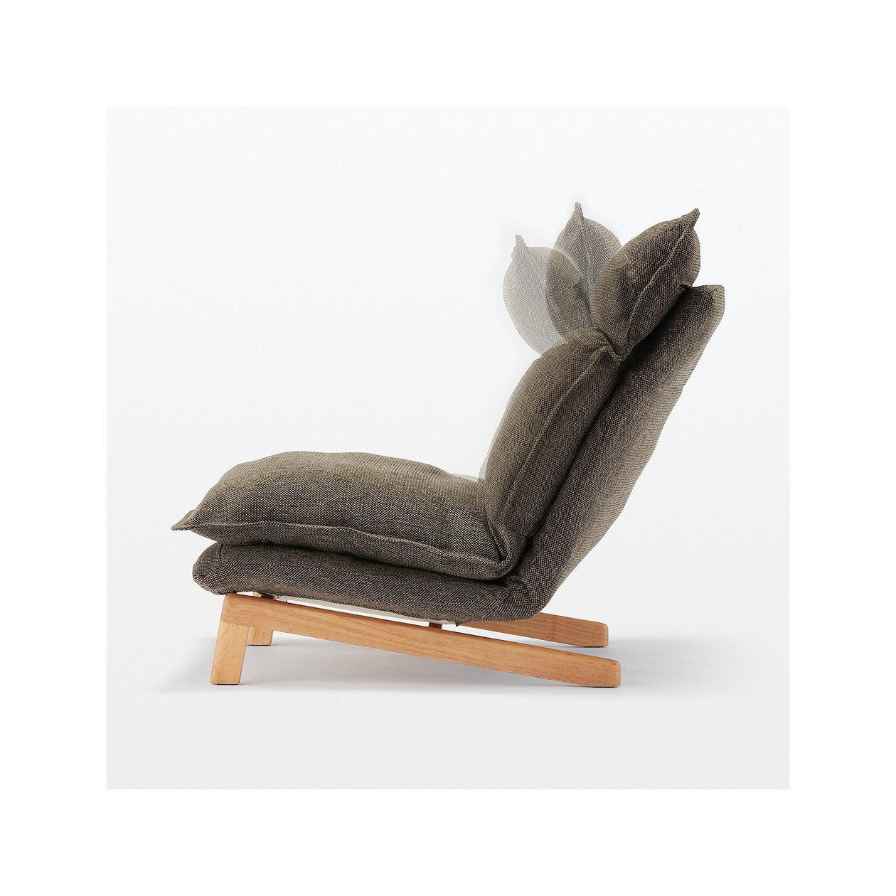 Fotel rozkładany brąz