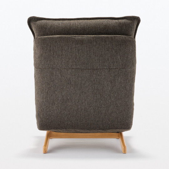 Fotel rozkładany brąz