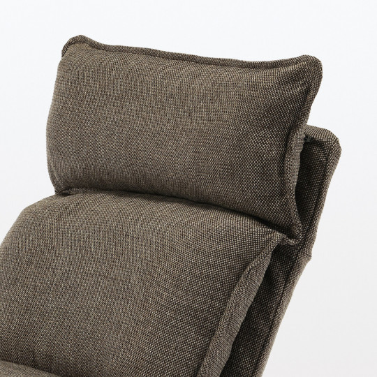 Fotel rozkładany brąz