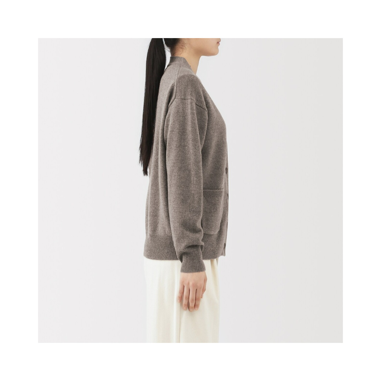 Kardigan wełniany zielony