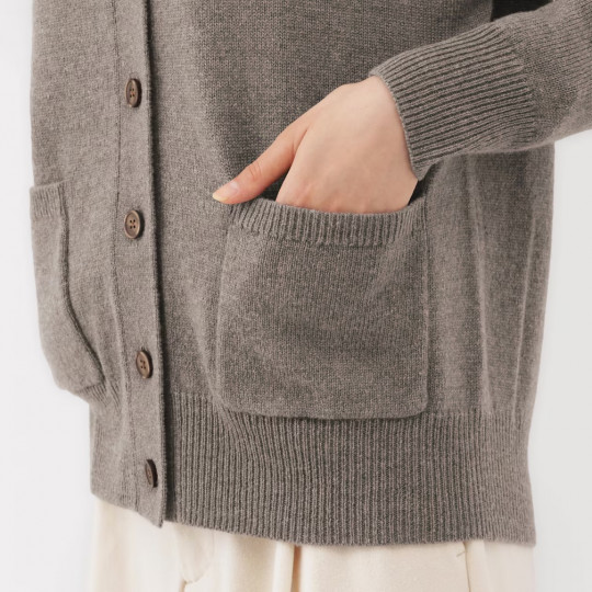 Kardigan wełniany zielony