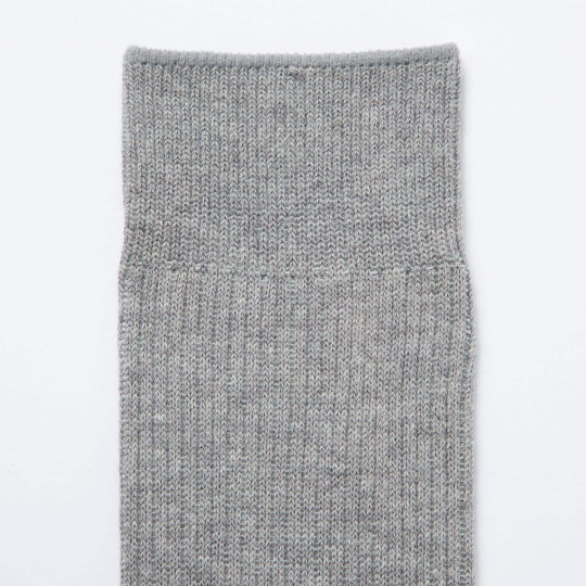 Skarpety wysokie prążkowane szare