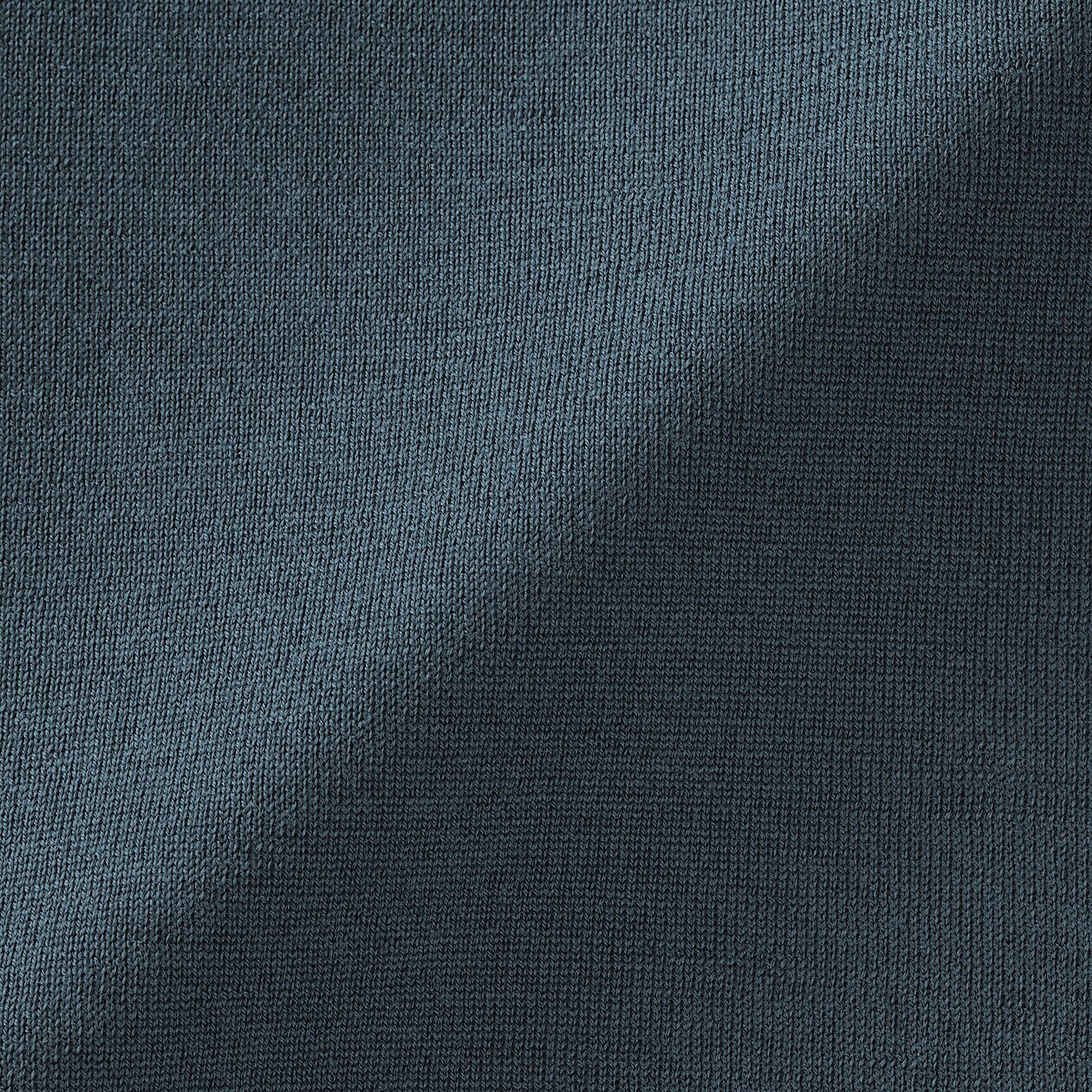 Półgolf niegryzący wełniany niebieski