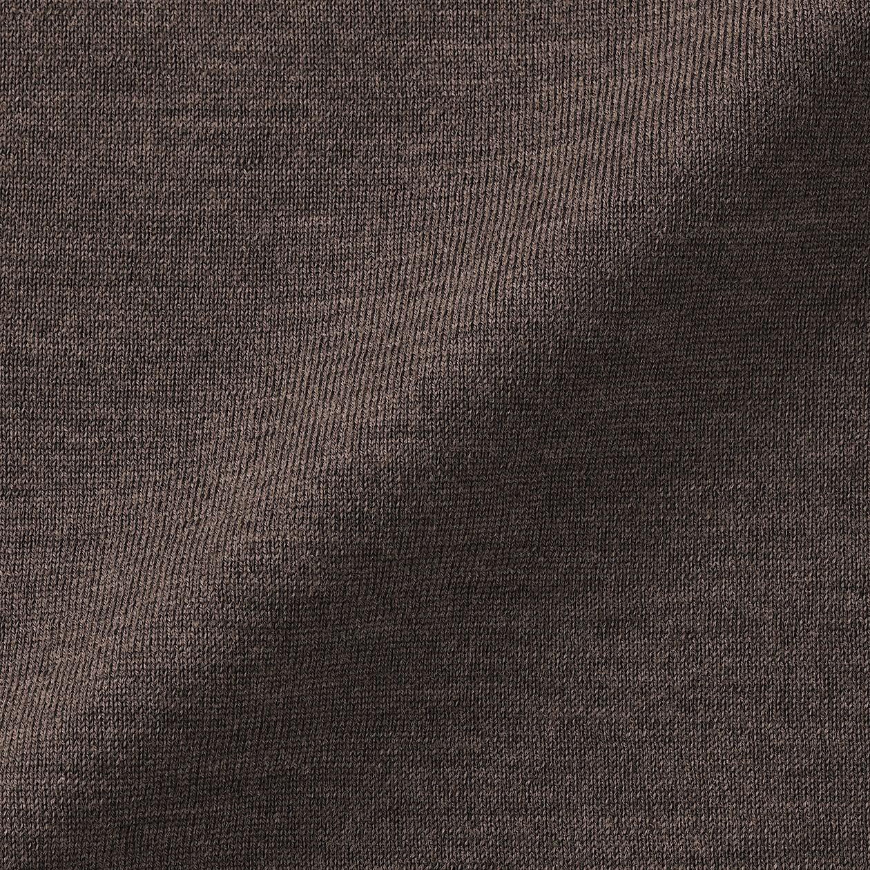 Półgolf niegryzący wełniany brązowy