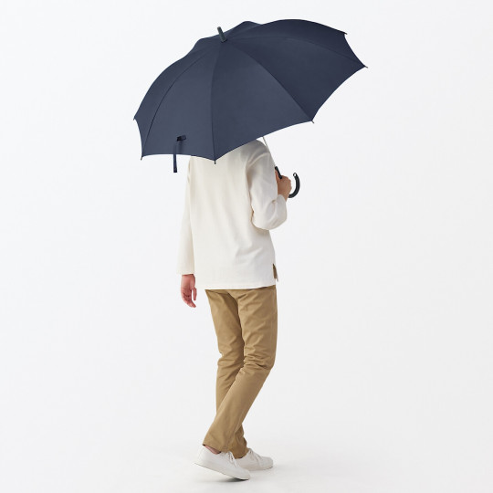 Parasol długi granatowy