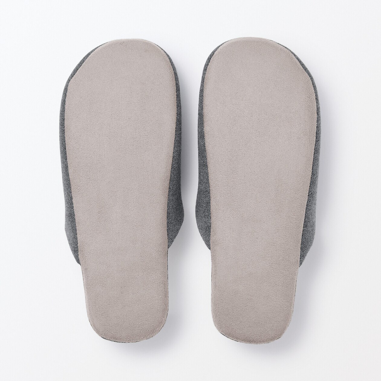 Kapcie z jerseyu szare