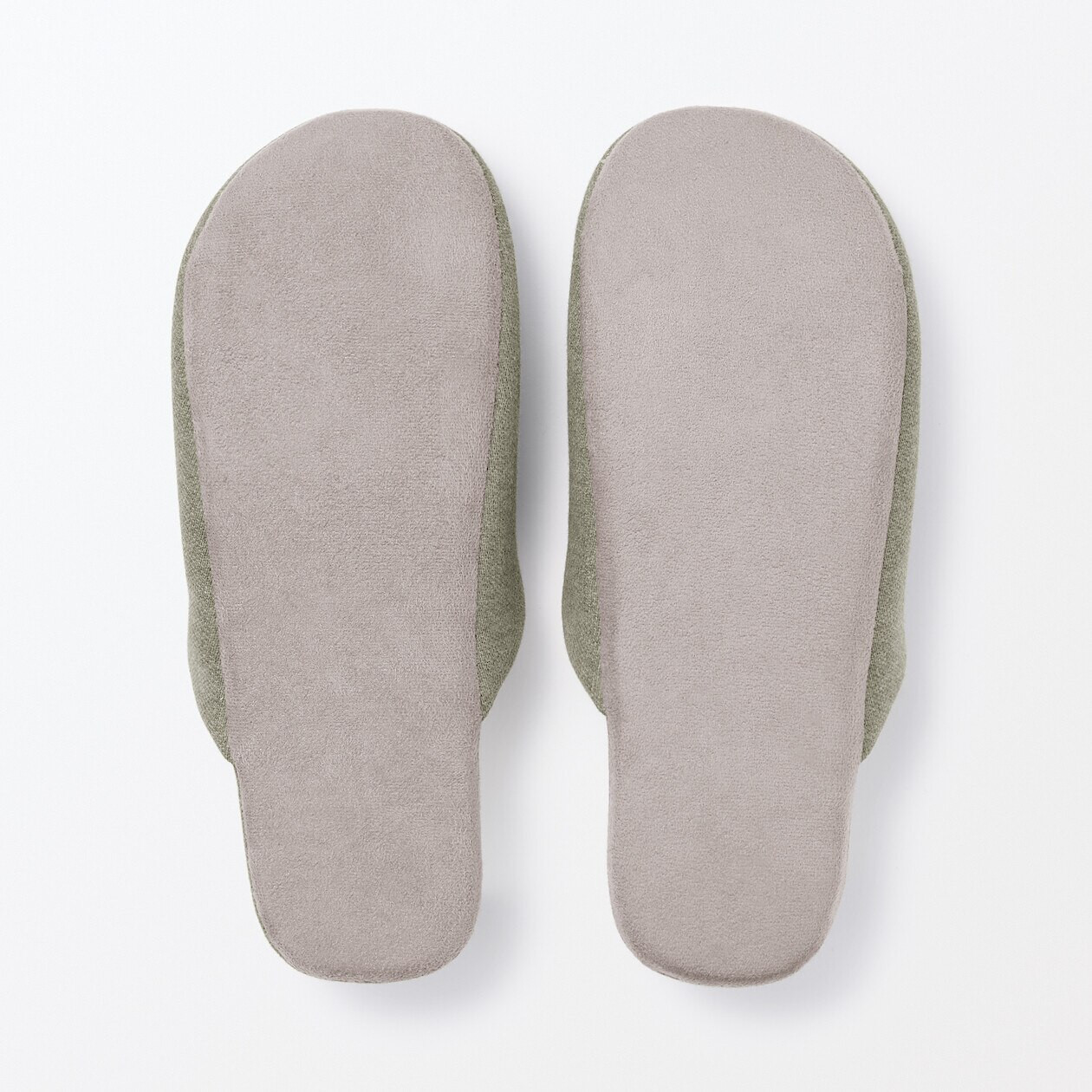 Kapcie z jerseyu zielone