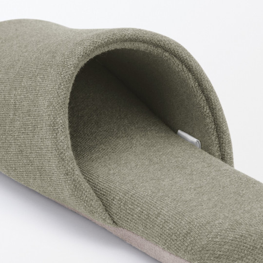 Kapcie z jerseyu zielone