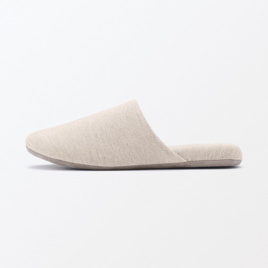 Kapcie z jerseyu beżowe