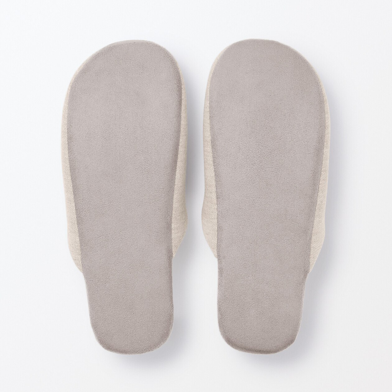 Kapcie z jerseyu beżowe