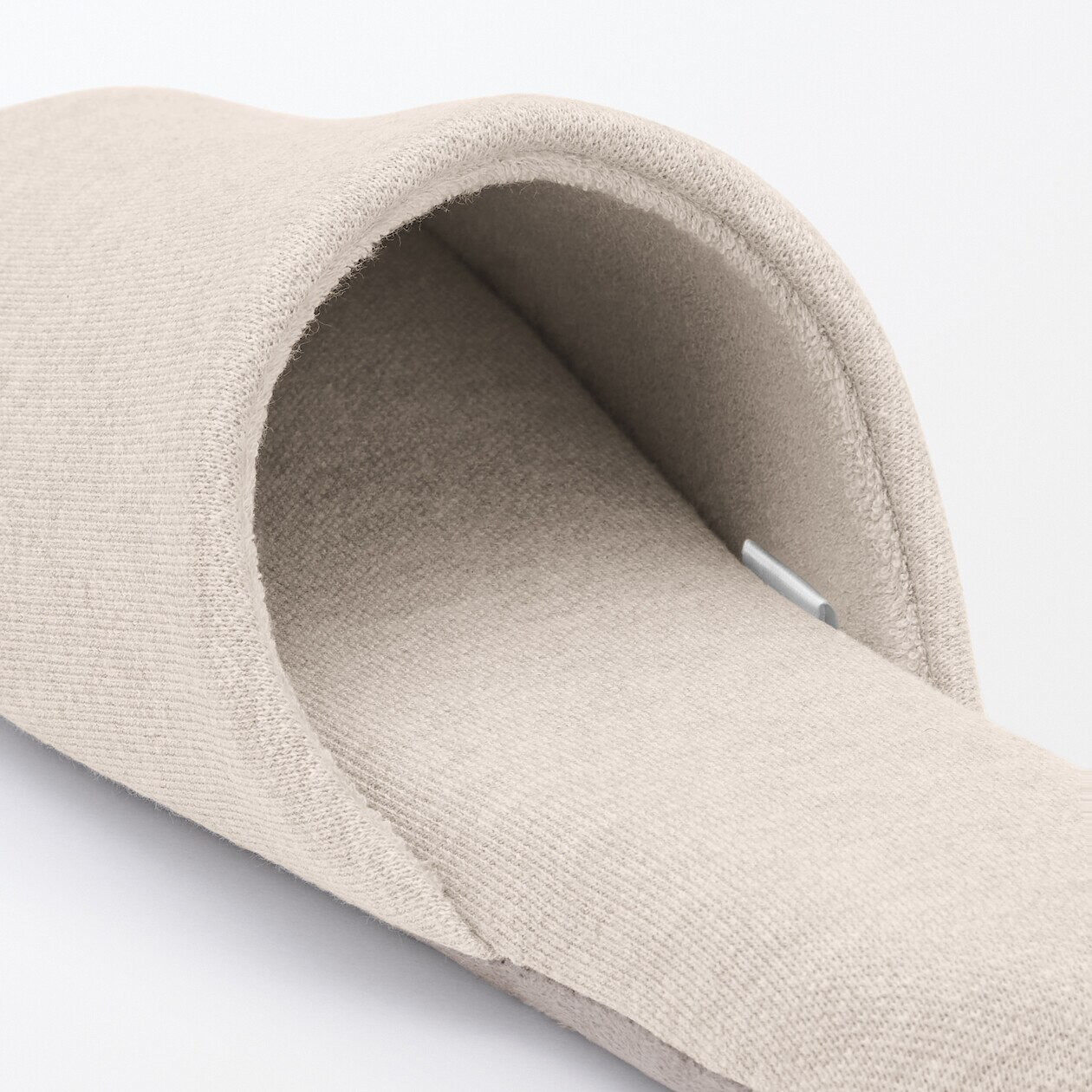 Kapcie z jerseyu beżowe