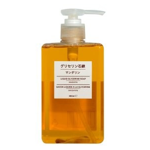 Glicerynowe mydło w płynie o zapachu mandarynki