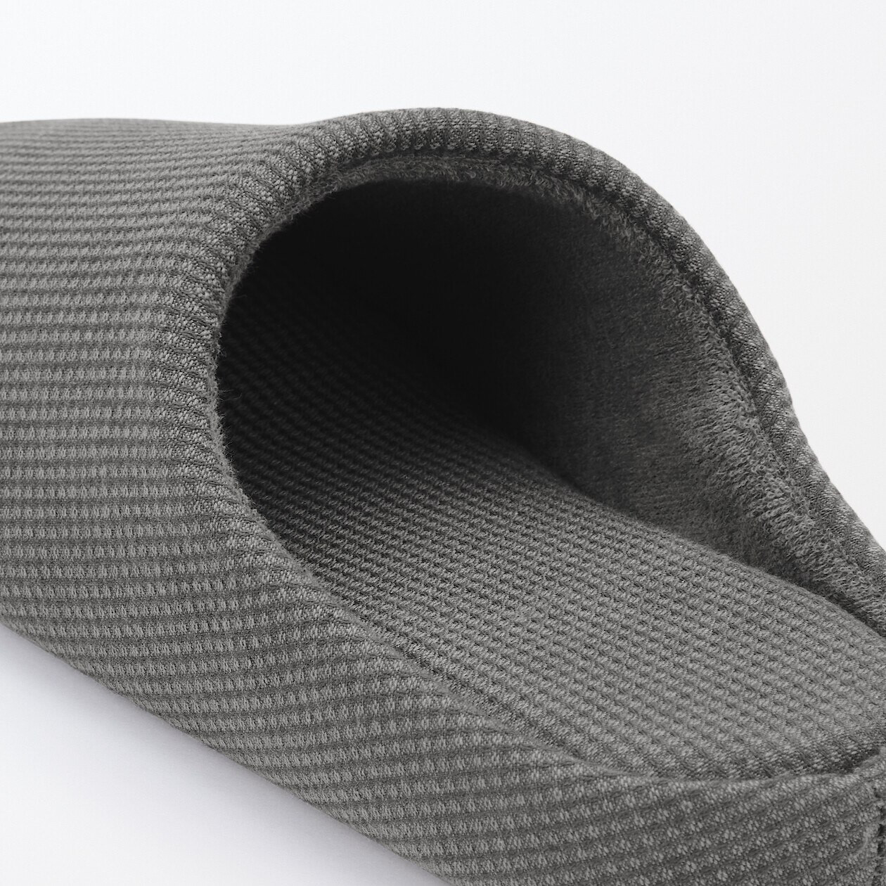 Kapcie z bawełnianą wkładką comfort grafitowe