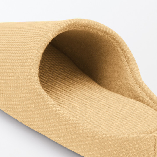 Kapcie z bawełnianą wkładką comfort żółte