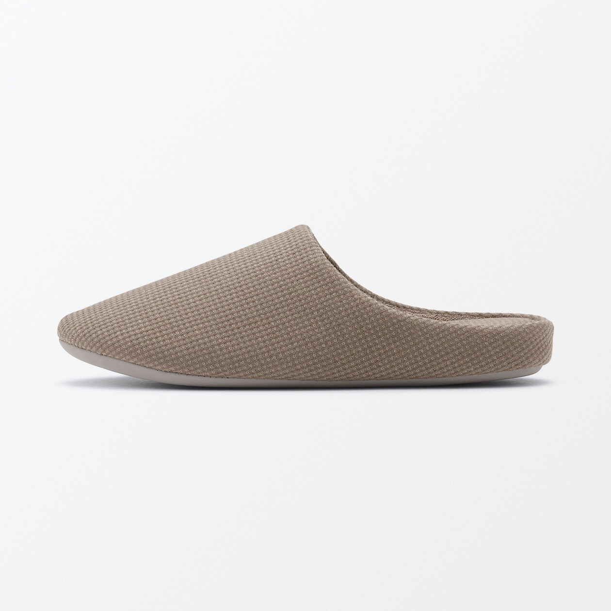 Kapcie z bawełnianą wkładką comfort brązowe