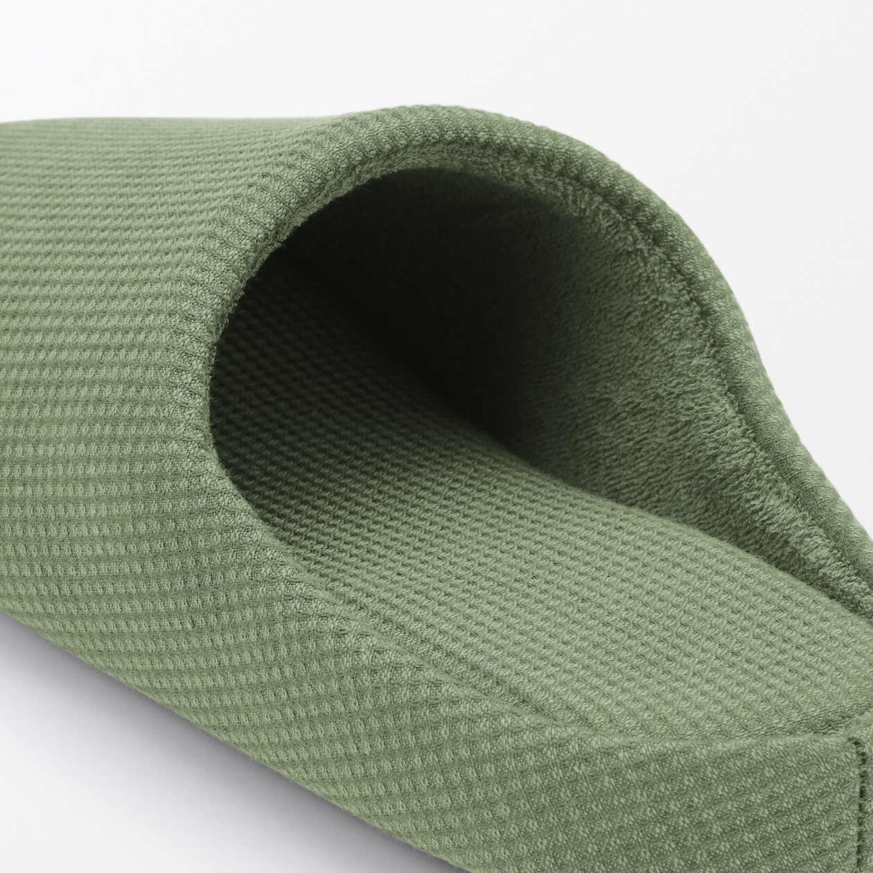 Kapcie z bawełnianą wkładką comfort zielone