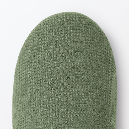 Kapcie z bawełnianą wkładką comfort zielone