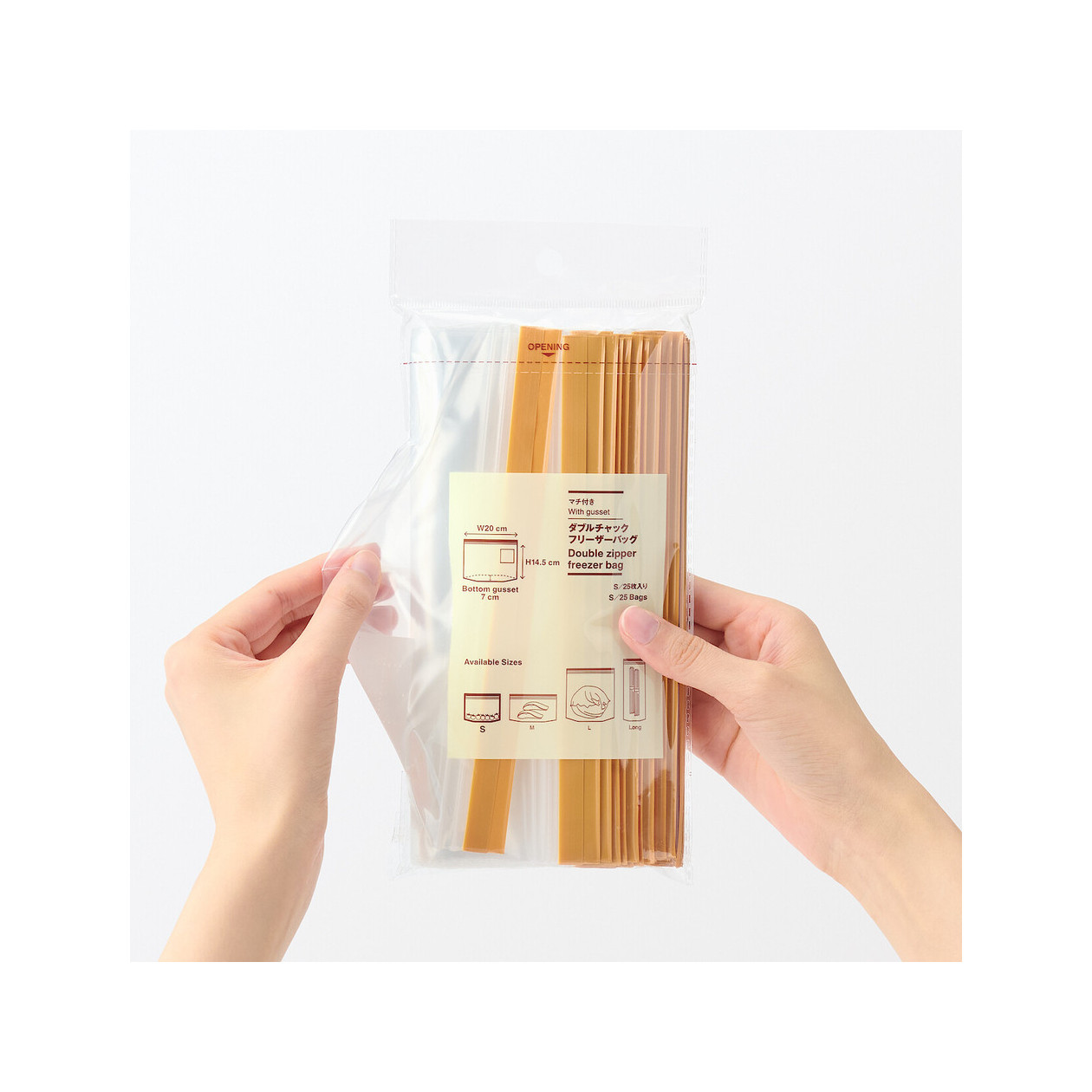 Zestaw woreczków strunowych S 25szt.