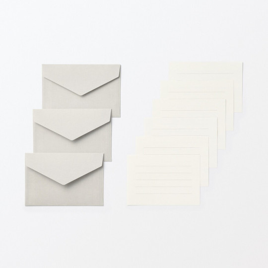 Zestaw papeterii mini szary