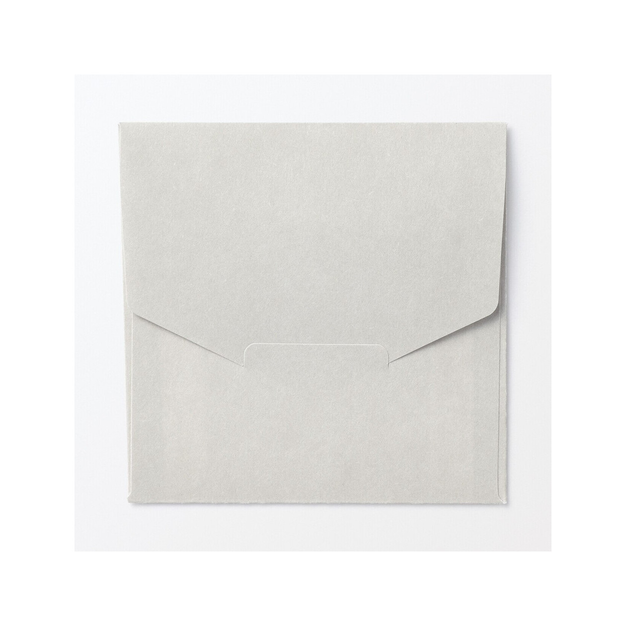 Koperta z bilecikiem szara