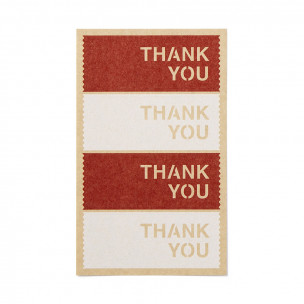 Zestaw naklejek Thank you L